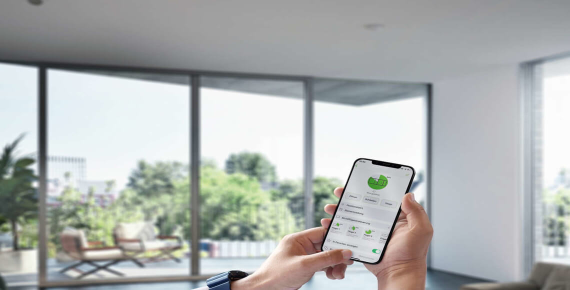 sistemi domotici infissi app