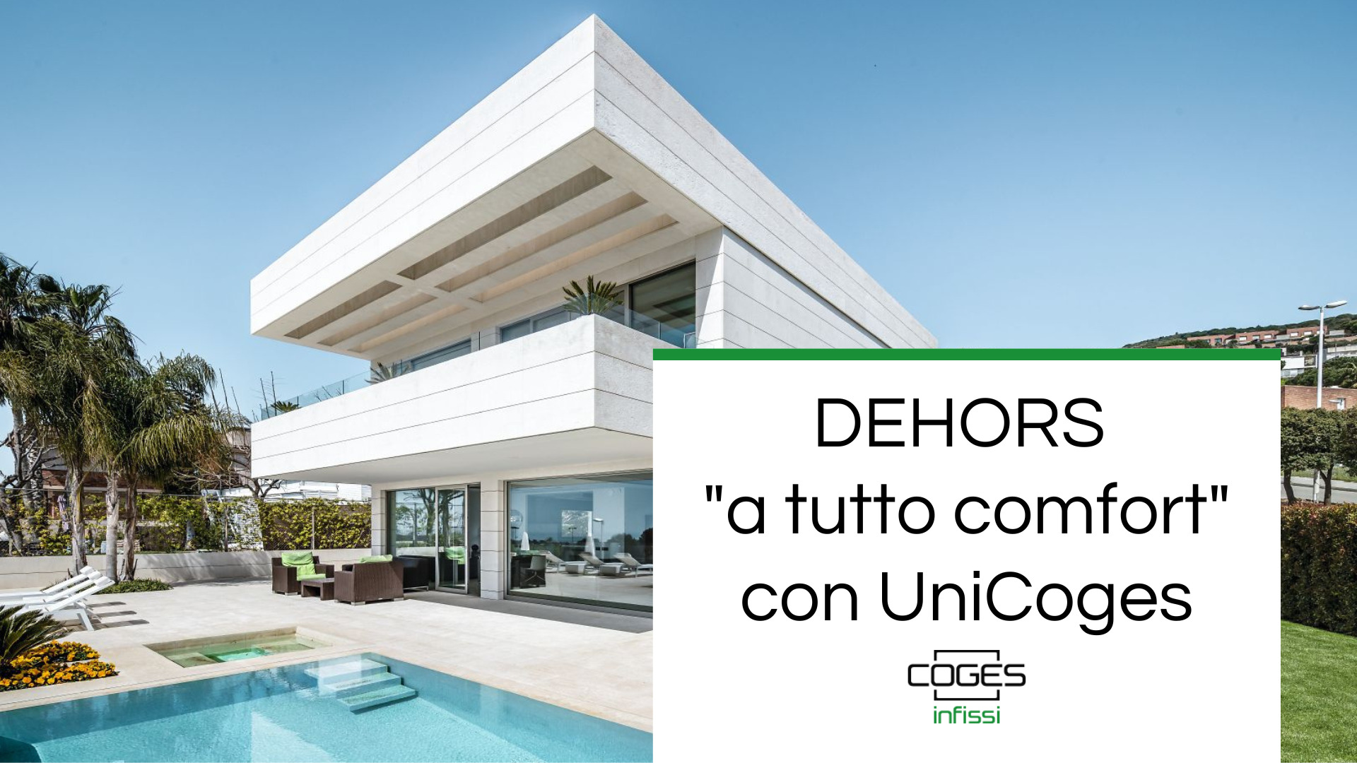 Coperture Dehors: una pergola bioclimatica su misura scelta con UniCoges _ Coges Infissi