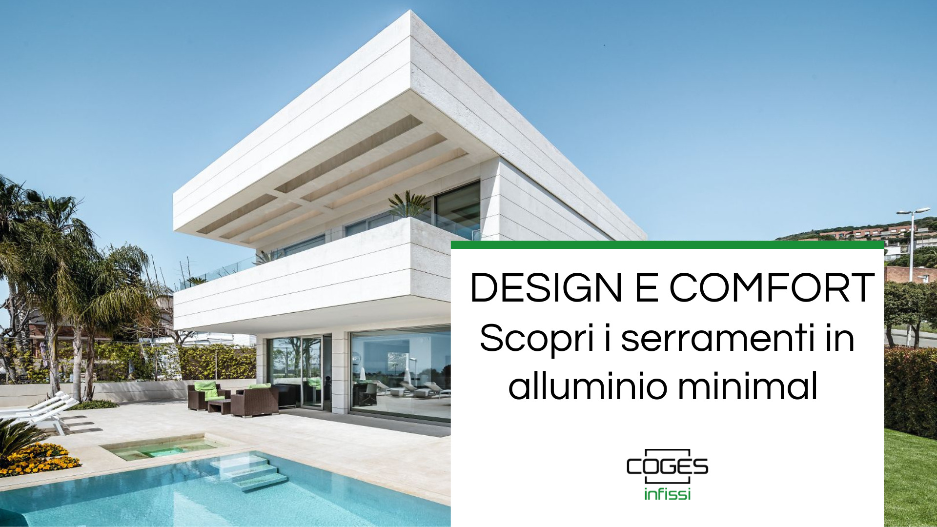 Serramenti alluminio minimal su misura _ Coges Infissi