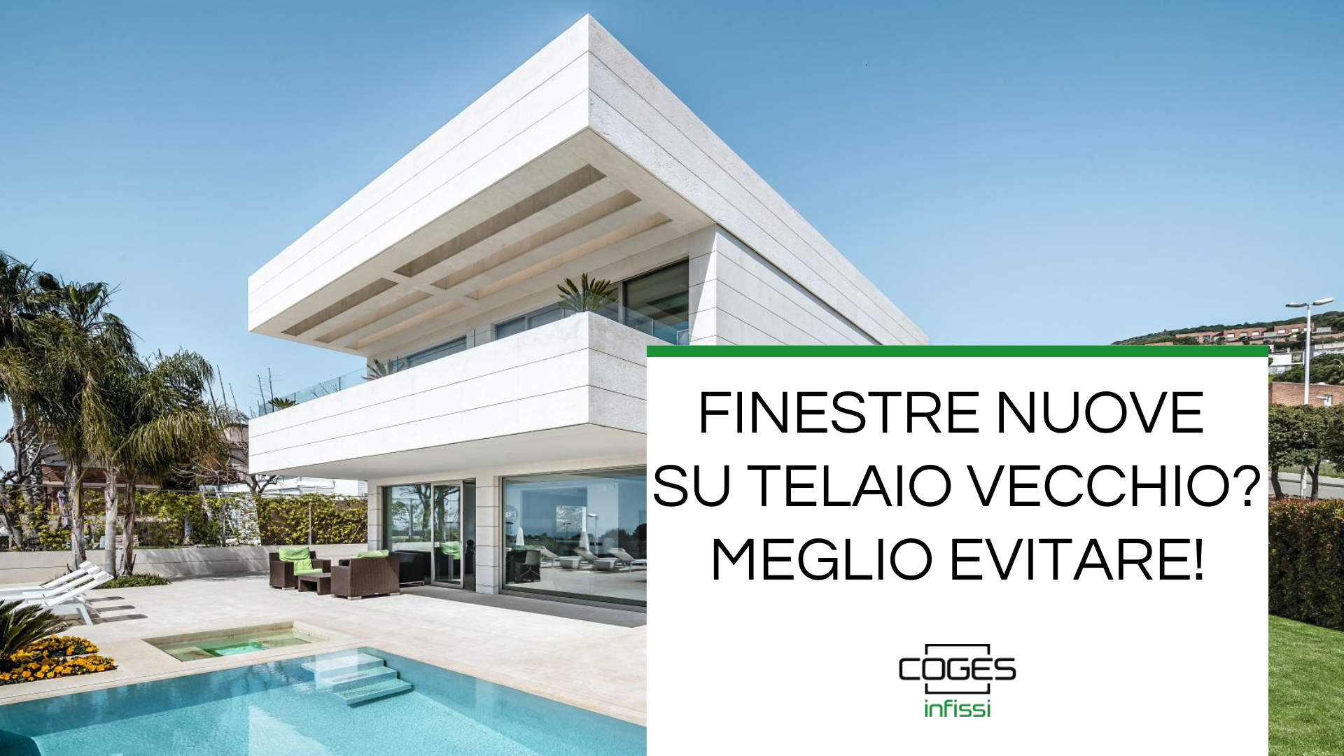 Finestre nuove su telaio vecchio